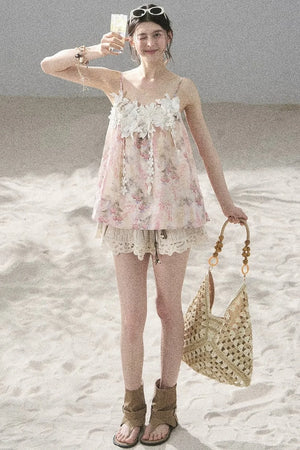 Romance Floral Embroidered Top