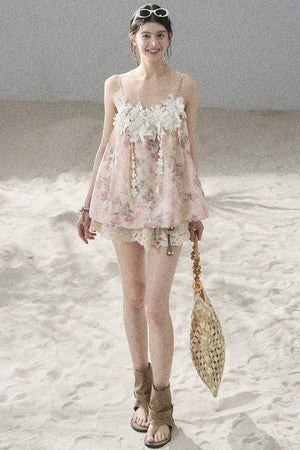Romance Floral Embroidered Top