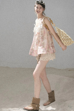 Romance Floral Embroidered Top
