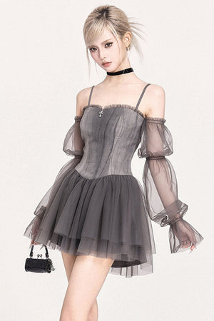 Romantic Corset Tulle Dress
