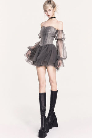 Romantic Corset Tulle Dress