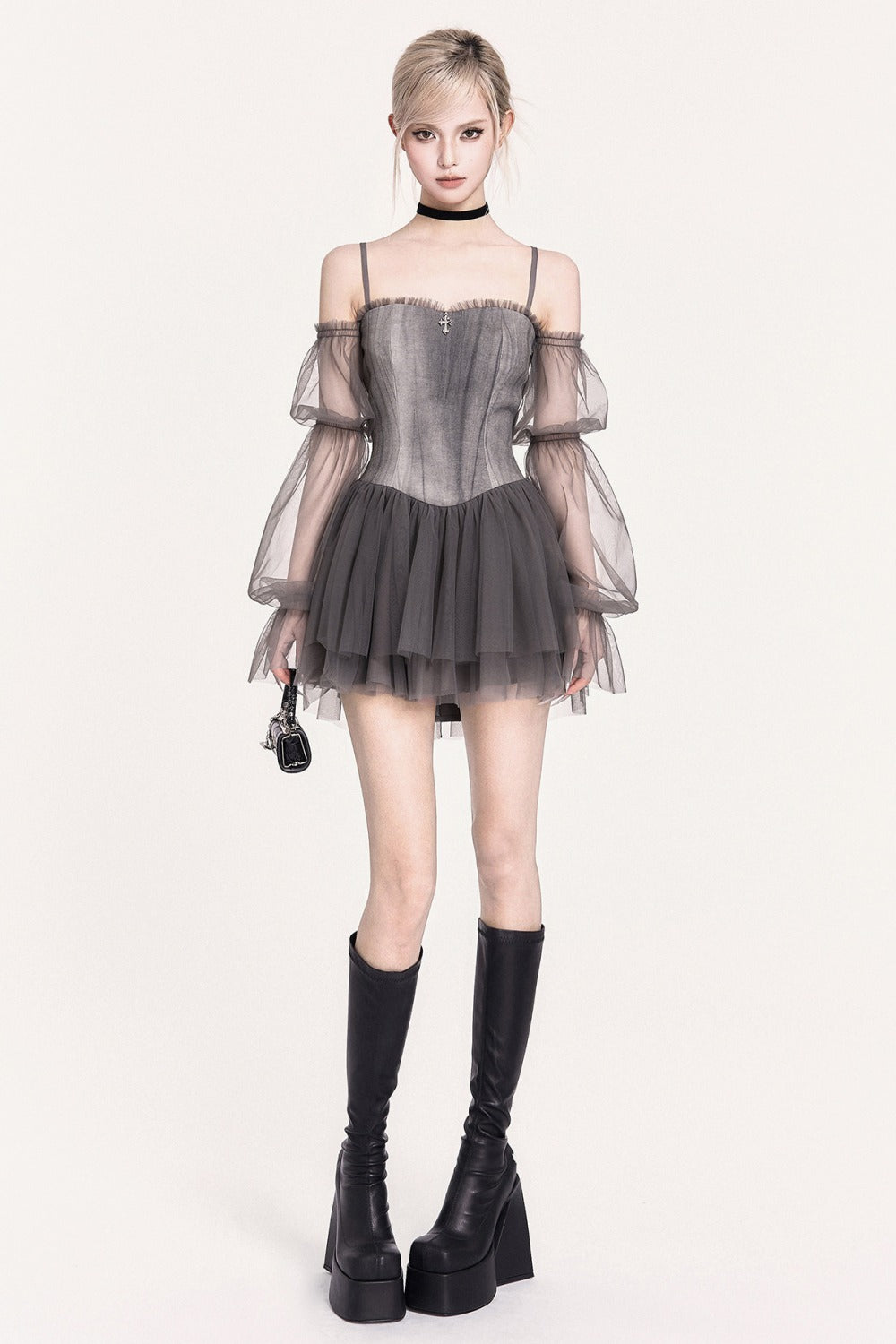 Romantic Corset Tulle Dress