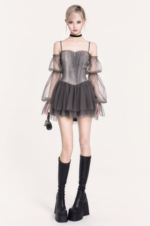 Romantic Corset Tulle Dress