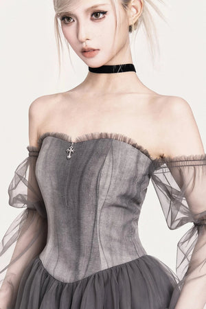 Romantic Corset Tulle Dress