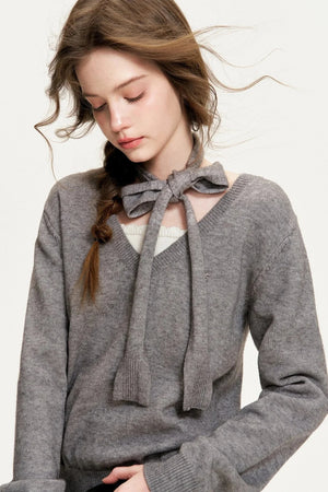 Romantic Encounter Tencel Sweater Set
