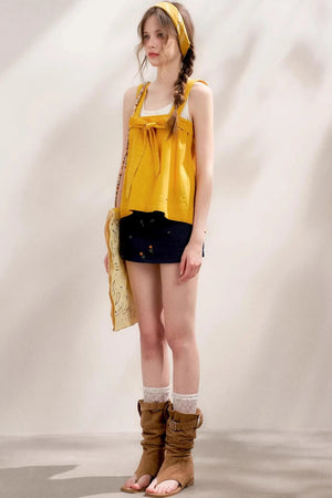 Romantic French Bow Tie Camisole