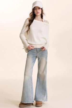 Romantic French Flared Jeans