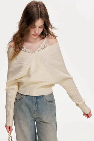 Romantic Lace Knit Top