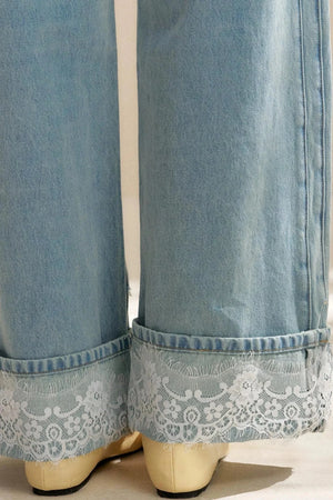 Romantic Lace Moonlight Jeans
