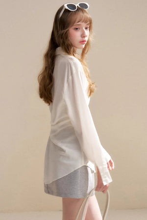 Romantic Lace Tencel Blouse