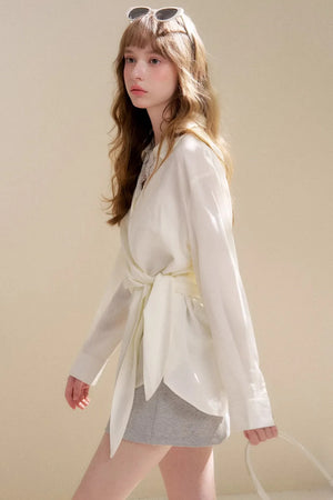 Romantic Lace Tencel Blouse