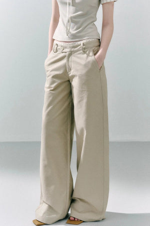 Romantic Lace Trim Pants
