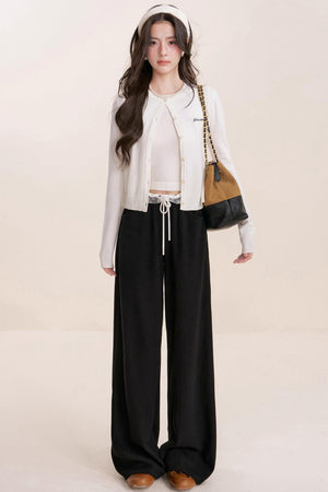 Romantic Lace Wide-Leg Pants
