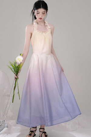 Romantic Purple A-Line Dress