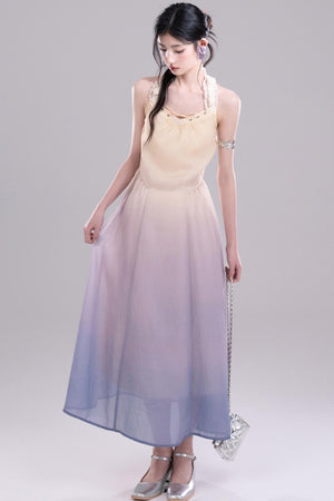 Romantic Purple A-Line Dress