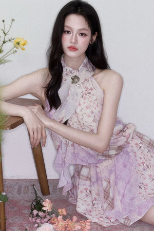 Romantic Retro Floral Dress