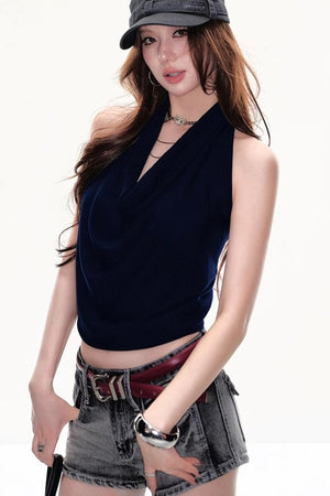 Rope Backless Top