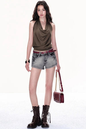 Rope Backless Top