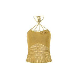 Rose Cut-out Camisole Top