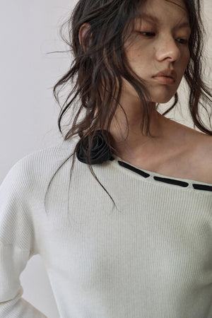 Rose Flower Knitted Top