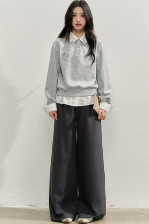 Rose Rhinestone Sweatshirt