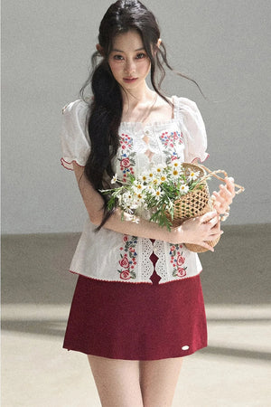 Rose Season Lace Top