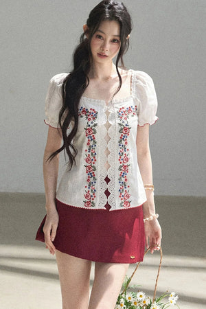 Rose Season Lace Top