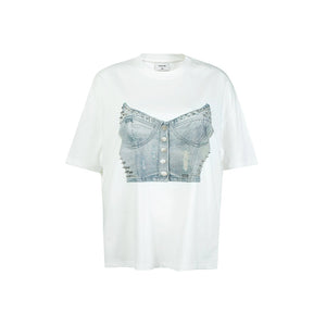 Round Neck Dropped Shoulder T-Shirt