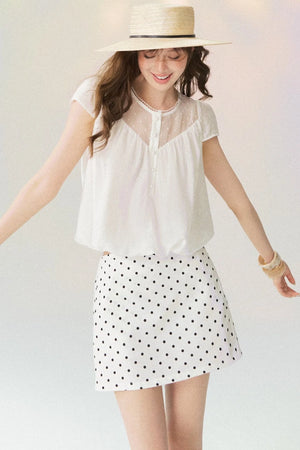 Round Neck Puffy Top