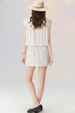 Round Neck Puffy Top
