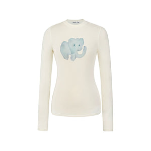 Round Neck Straight Shoulder Top