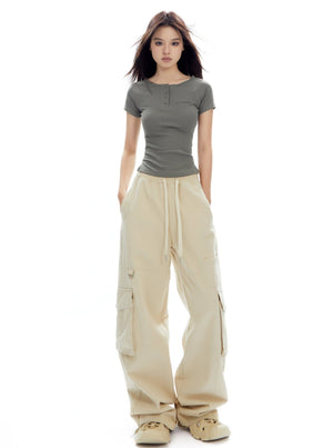 Round Neck Tight Short Sleeve T-Shirt