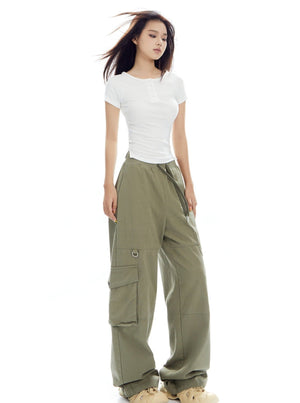 Round Neck Tight Short Sleeve T-Shirt