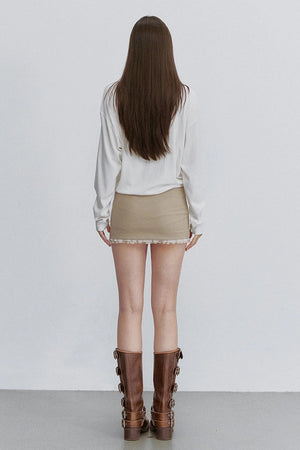 Ruffle Mesh Heart Skirt