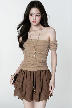 Ruffle One-Shoulder Top