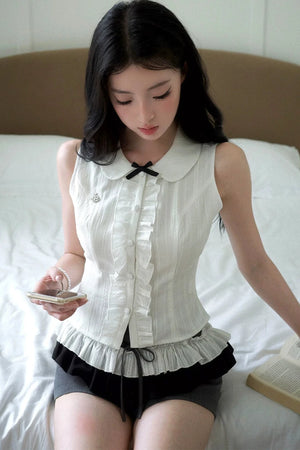 Ruffled Narcissus Two-Piece Set-Up