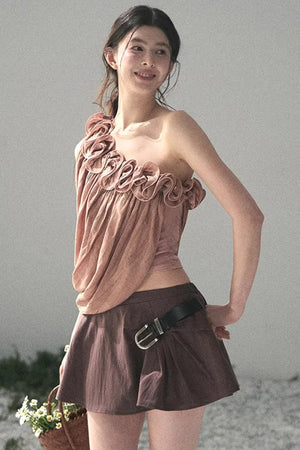 Ruffled Off-Shoulder Top