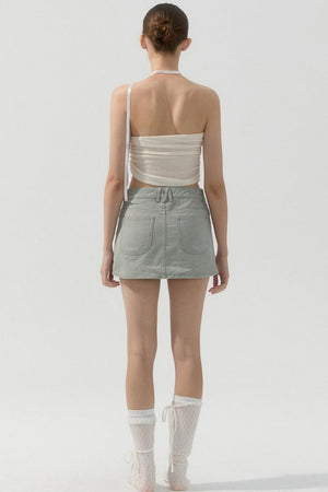 Safety Denim Skirt