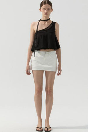 Safety Denim Skirt