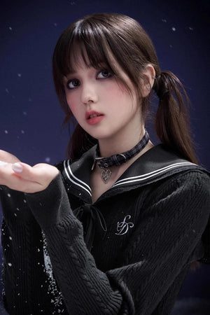 Sailor Collar Cardigan Sweater
