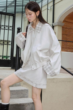 Salt Check Trench Coat Set-Up