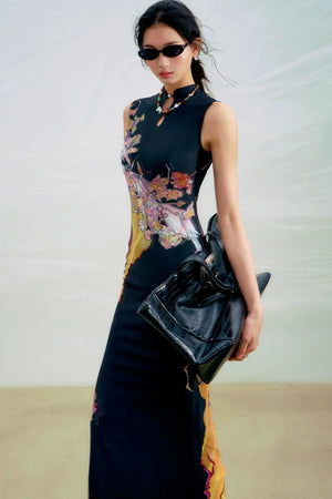 Sancai Contrast Dress