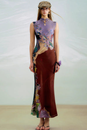 Sancai Contrast Dress