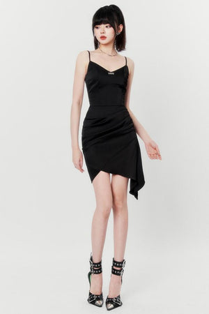 Satin Suspender Dress Set-Up