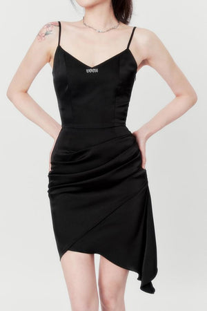Satin Suspender Dress Set-Up