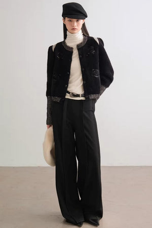 Scattered Roses Jacquard Cardigan