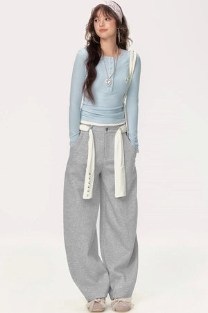 Scimitar Wide-Leg Pants