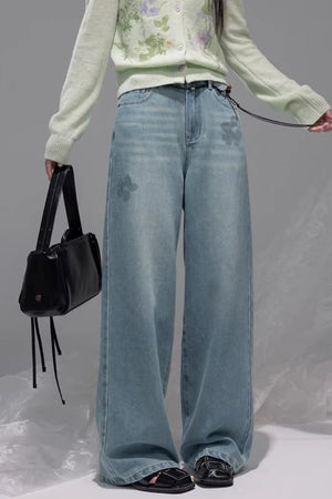Sea Blue Lyocell Jeans