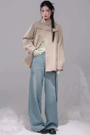 Sea Blue Lyocell Jeans