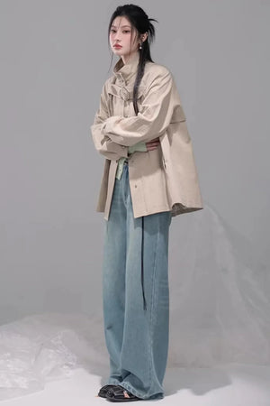 Sea Blue Lyocell Jeans